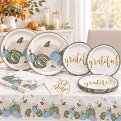 *Premium Neutrals Thanksgiving Party Pack for 16